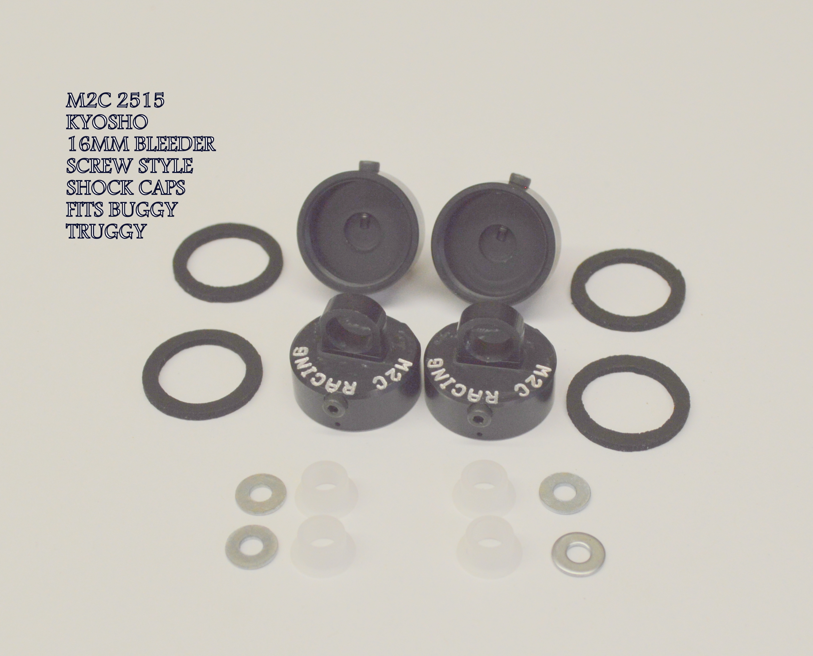 M2C KYOSHO 16MM ZRS(ZERO REBOUND SYSTEM) SHOCK CAPS
